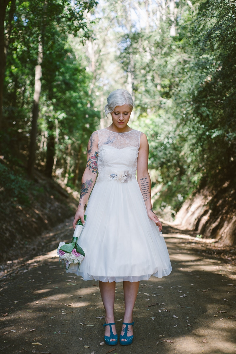 mariage Australie, mariage tatouages, mariée tatouée