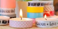 DIY : décorer des bougies chauffe plat