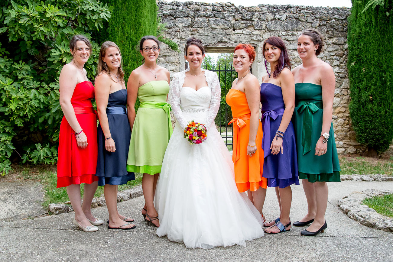 mariage multicolore