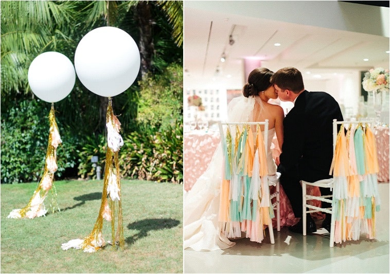 tassels décoration mariage