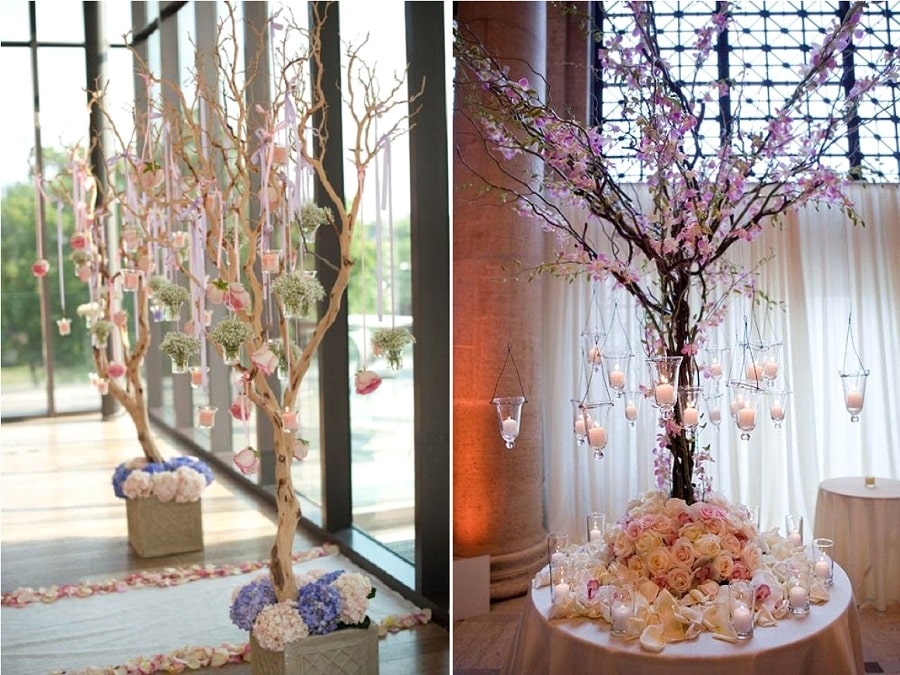 arbre décoration mariage