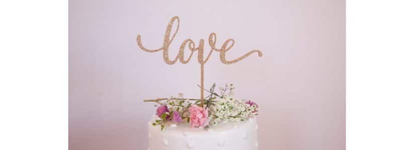 cake topper mariage