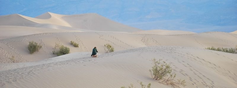 mesquite sand flat dunes la vallée de la mort
