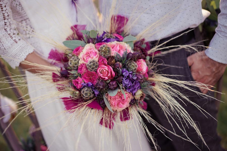 bouquet mariée hippie