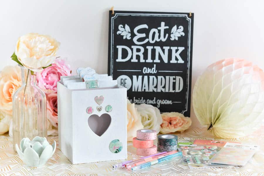 boîte recette cadeau mariés blog mariage