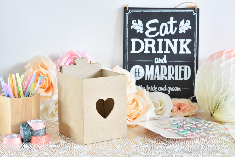 boîte recette cadeau mariés blog mariage