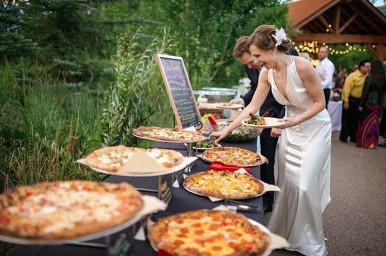 bar à pizza mariage