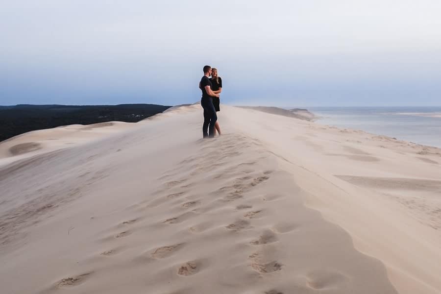 séance engagement mariage dune du pyla