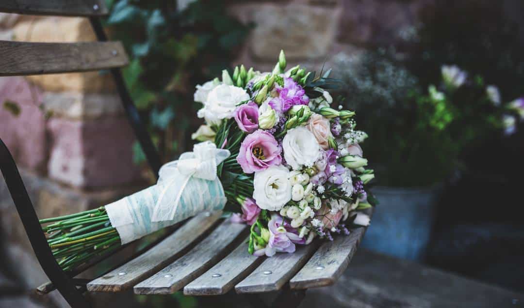 bouquet mariée champêtre violet
