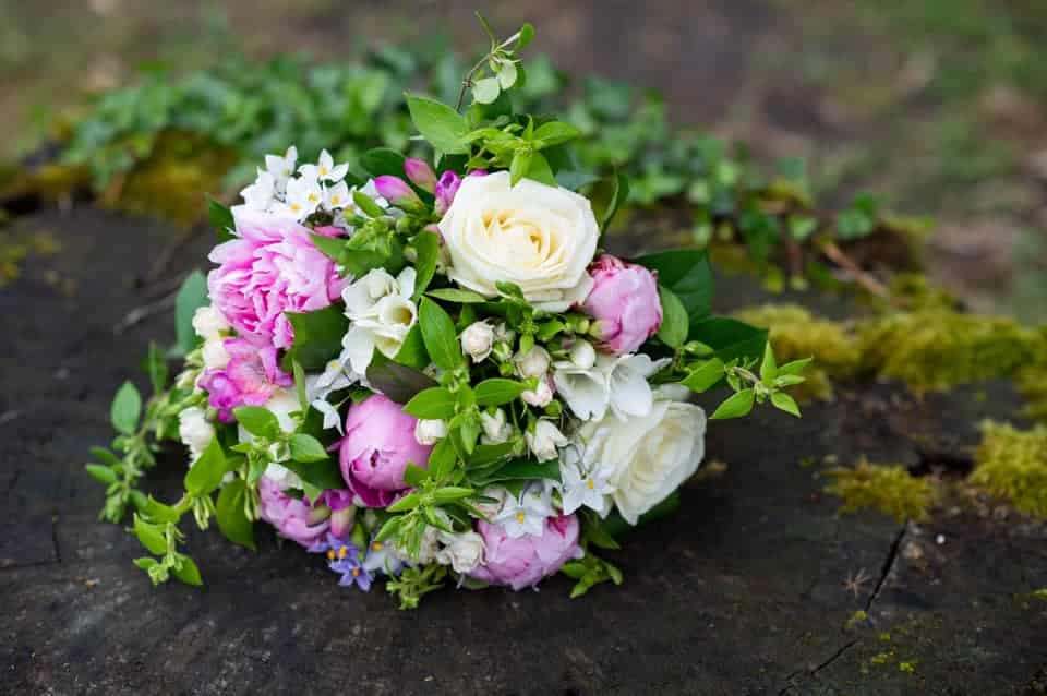 bouquet mariée rose