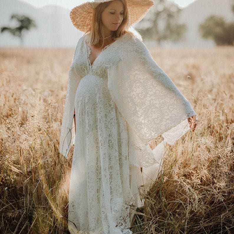Shooting photo grossesse : des robes de maternité qui font rêver !