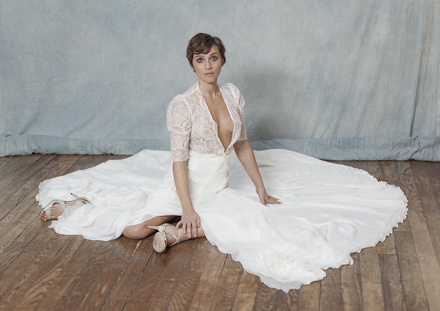 Edith Bréhat : créatrice de robe de mariée sur-mesure