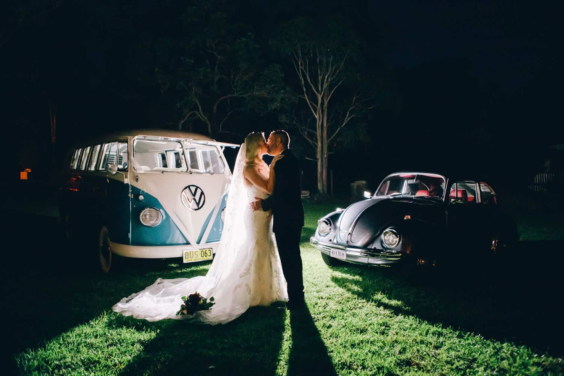 a photo of a bride and groom