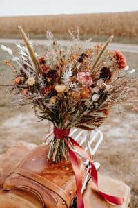 bouquet de mariée fleurs séchées bouquet de mariée fleurs séchées