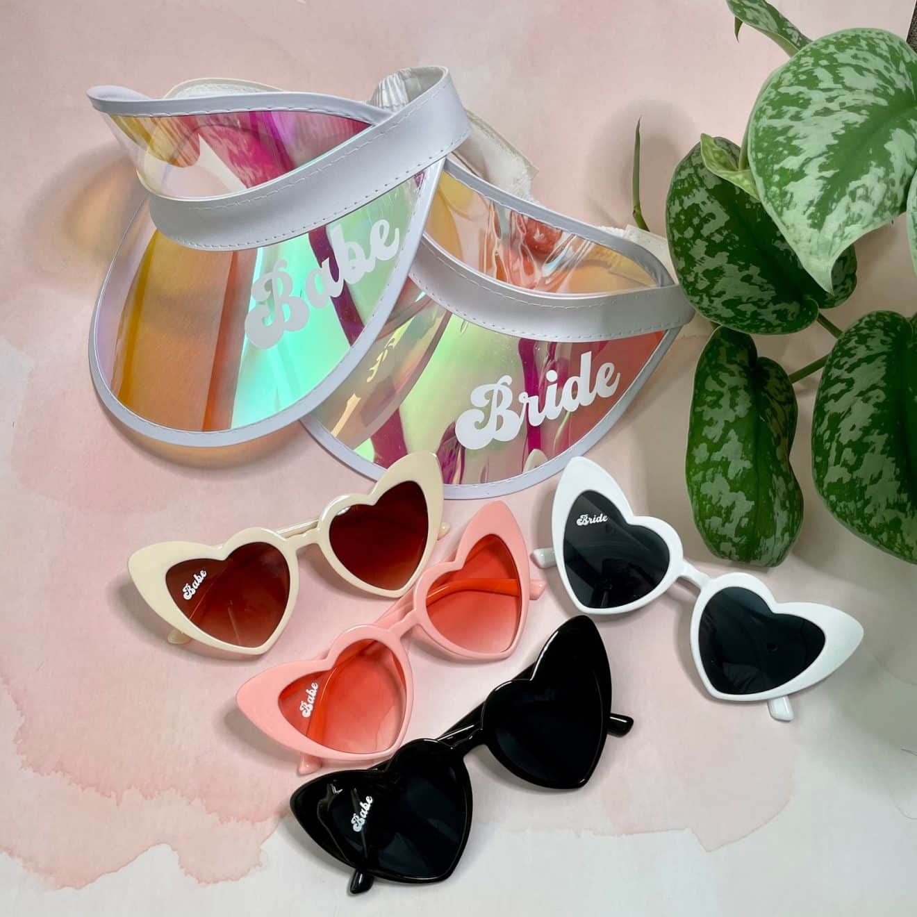 31pcs Accessoires EVJF Team Bride - Chouchous, Lunettes Cœur, Badges, Bracelets Et Tatouages Mariée