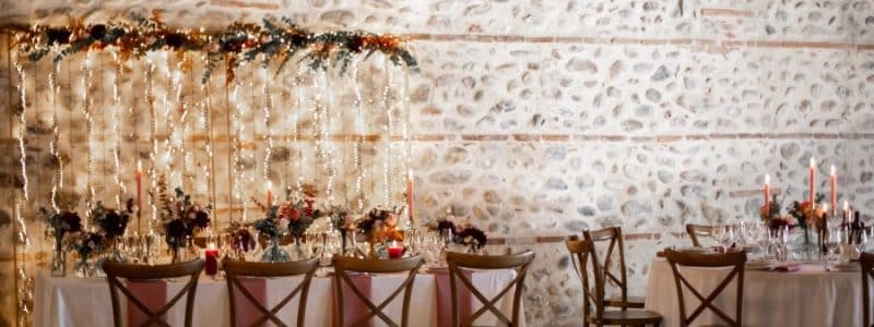 décoration table mariage automne