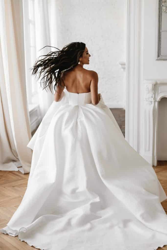 robe de mariée blanche romantique