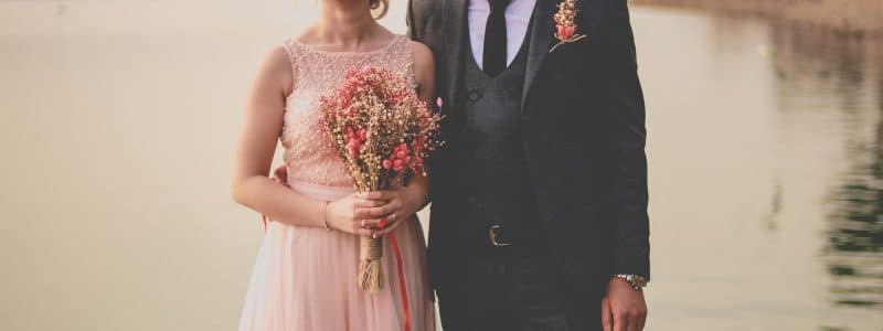 robe rose mariage