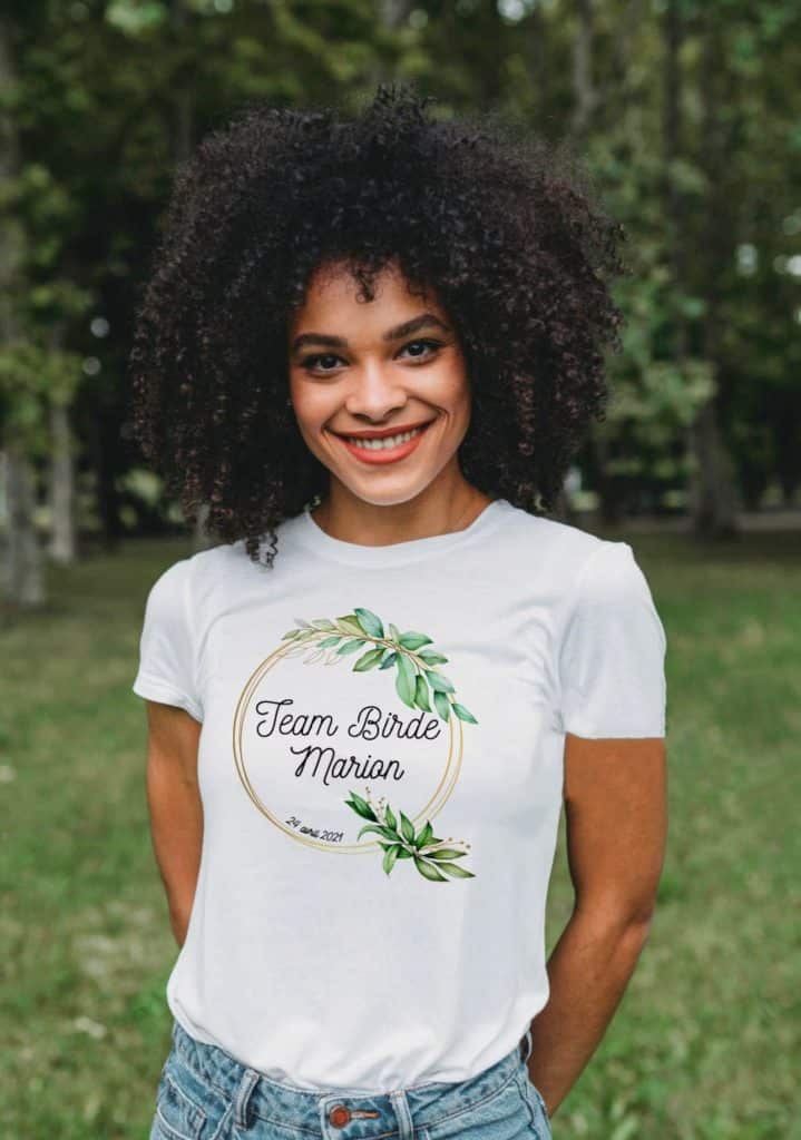 T-shirt Enterrement de Vie de Jeune Fille personnalisé