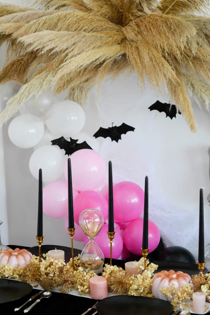 DIY décoration halloween girly rose disco blog la mariée en colère