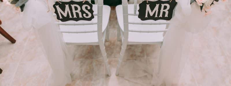 décoration chaises mariage