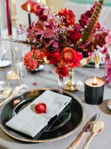 couleurs mariage rouge