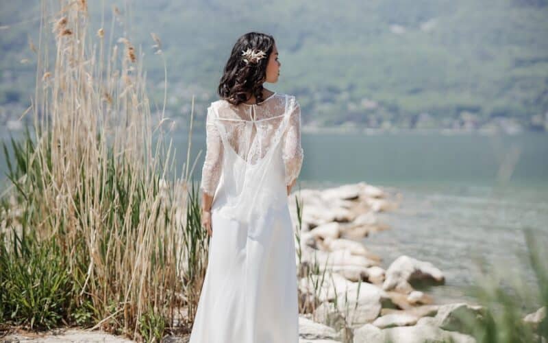 Delphine Letellier : artisanat et passion à l’Atelier de mariée, L’Aiguille du Lac