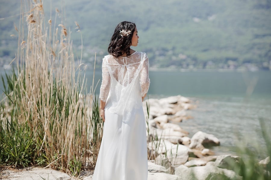 L'aiguille du lac créatrice de robes de mariée sur-mesure Annecy