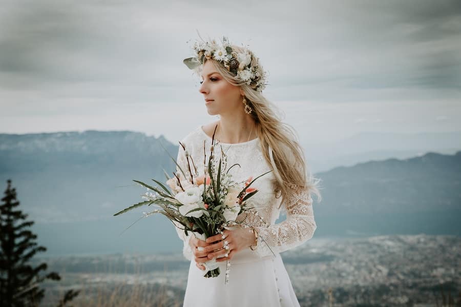 L'aiguille du lac créatrice de robes de mariée sur-mesure Annecy