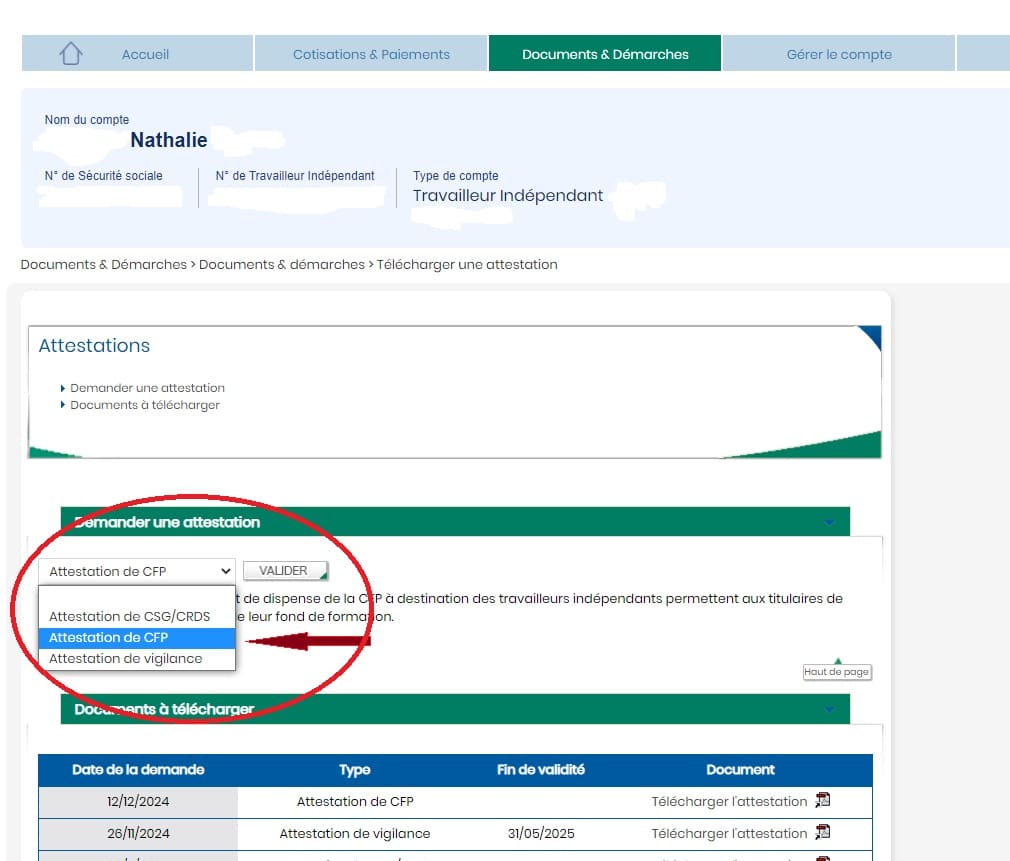 étapes pour connaitre droits formation AE