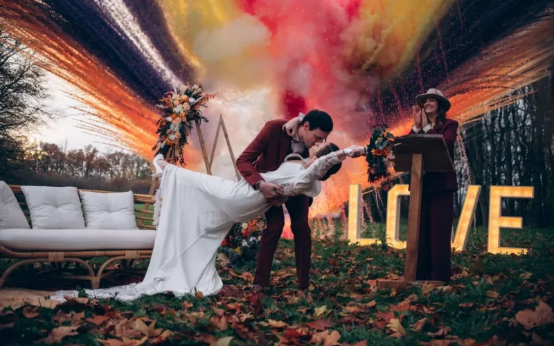 Quand la flamme de l’amour devient le fil conducteur du mariage