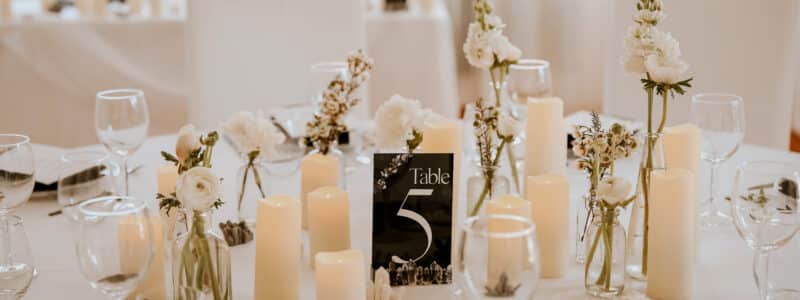 Mariage noir et blanc